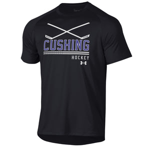 UA Hockey SS Tech Tee Black