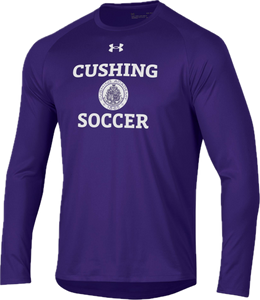 UA LS Soccer Tech Tee Purple