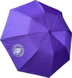 Purple umbrella with Cushing seal