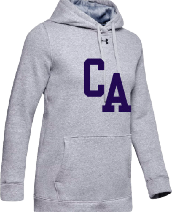 Women’s UA hoodie gray