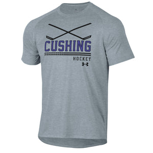 UA Hockey SS Tech Tee Gray