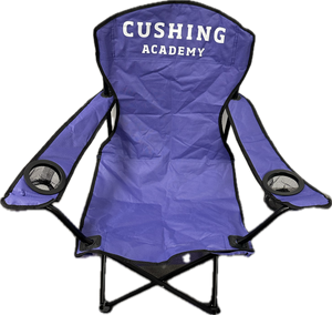 Purple Cushing Academy Camp Chair