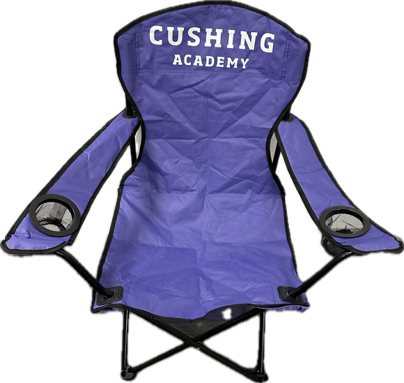 Purple Cushing Academy Camp Chair