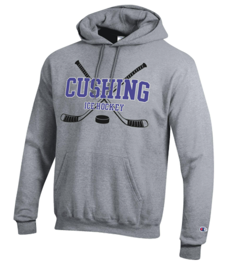 Champion Hockey Hoodie Grey